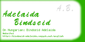 adelaida bindseid business card